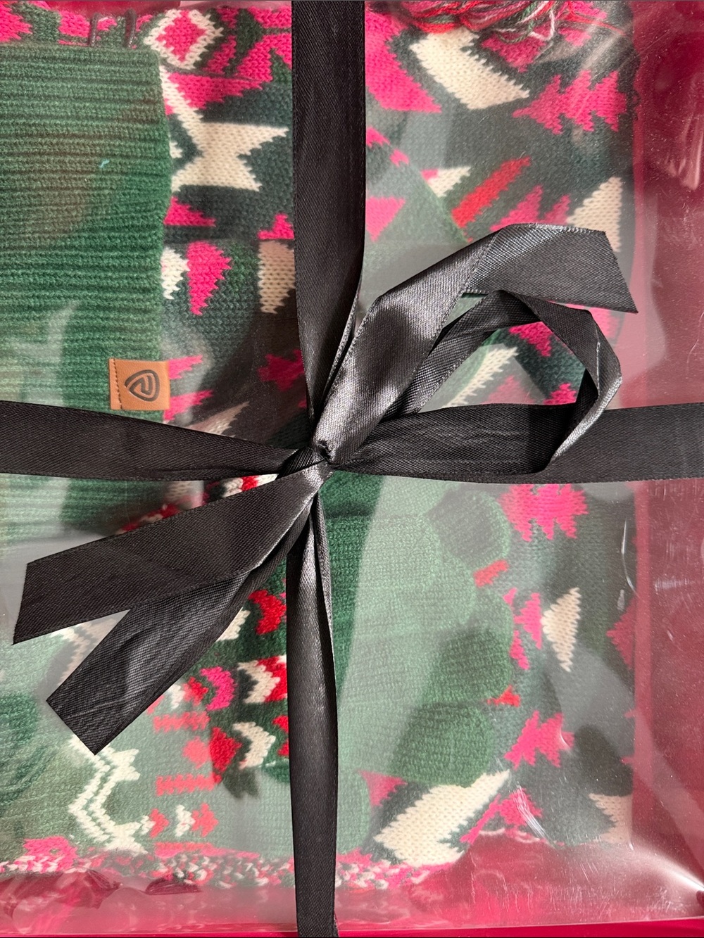 Rock & Roll Denim Aztec Scarf Gift Set - Picture 2 of 10